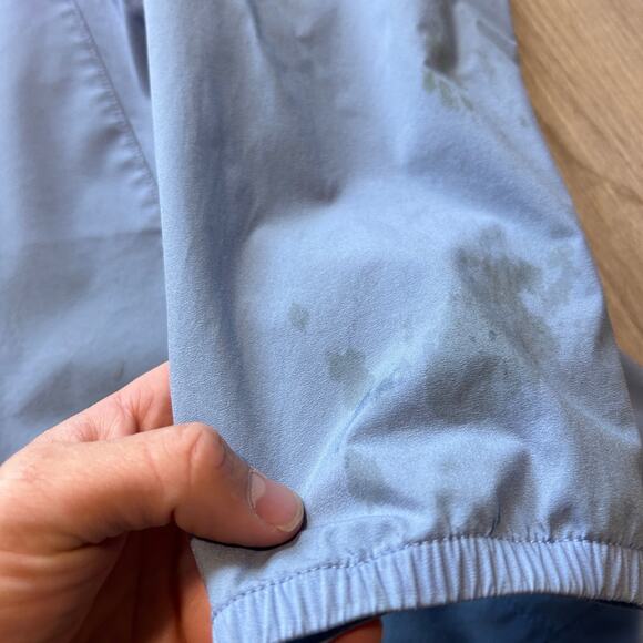 Women’s Vintage Patagonia Icicle Blue Stretch Velocity Shell Jacket Sz Medium - Picture 6 of 9